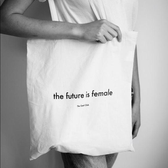 ✨ NEW The Future Is Female Canvas Tote Bag - Picture 2 of 2
